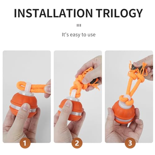 Interactive Dog Toys Dog Ball,Automatic Rolling and Bouncing Moving Dog Toy - color: 1 Orange