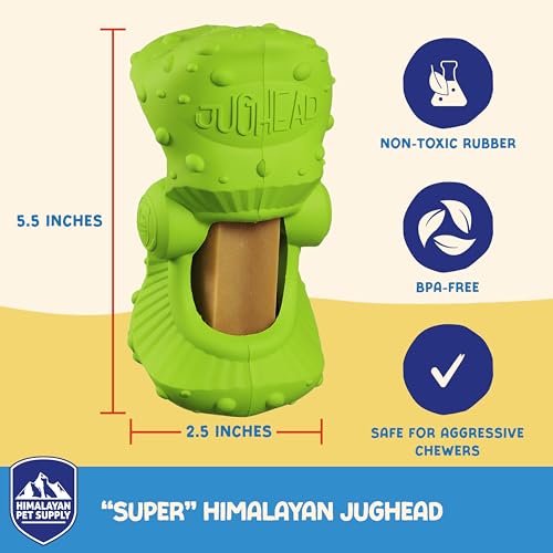 Himalayan Dog Chew Jughead Classic Dog Chew Holder, Hold Chews & Treats - style: Classic
