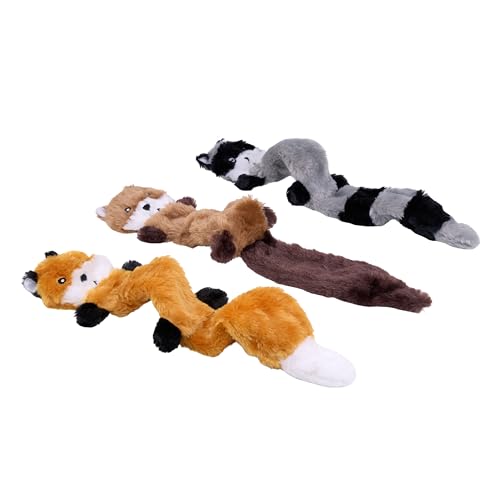 ZippyPaws Skinny Peltz No Stuffing Dog Toy Pack to Keep Them Busy - 18" - style: Variety Pack - Large (3-pack)
