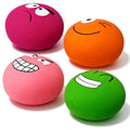 Latex Squeaky Dog Toys for Small Dogs & Tiny Breeds, 2.2" Flat Ball