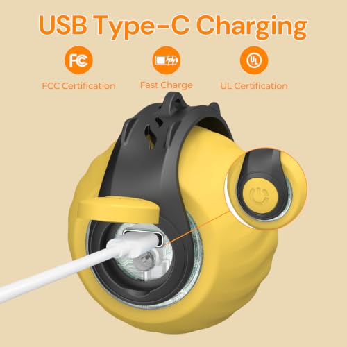 Interactive Cat Toys with Bird Sounds & 7 Speed Modes for Indoor Cats Play - color: A2 Yellow
