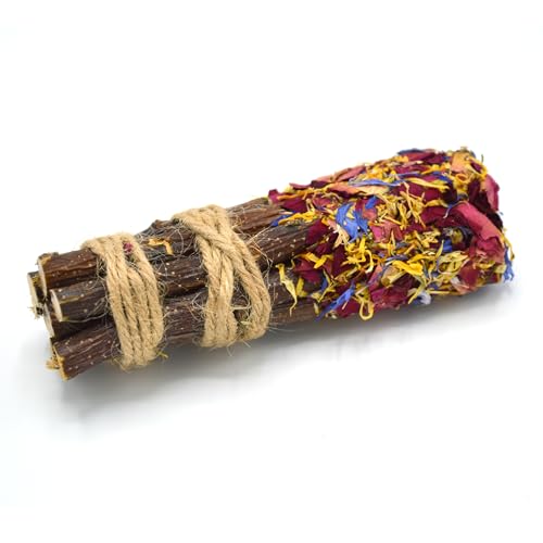 Oxbow Apple Stick Bouquet, Rabbit & Guinea Pig Toys, Bunny Enrichment Toys
