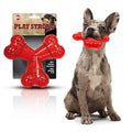 SPOT Play Strong Trident Bone - Durable TPR Long Lasting Dog Chew for Aggressive Chewers, Hole for Treats, Virtually Indestructible Toy for Large Dogs & Puppies up to 90lbs - 6 inch - style: Trident Bone