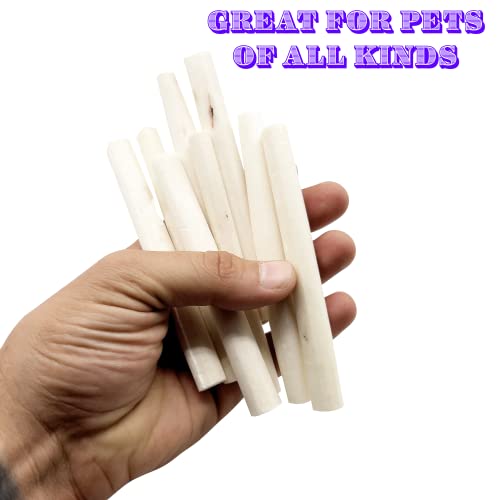 5509 Skinny Sola Wood Logs, 4 Pack - Natural Handcut Bird Shredding Toys - color: Skinny Sola Logs, size: Pack 4