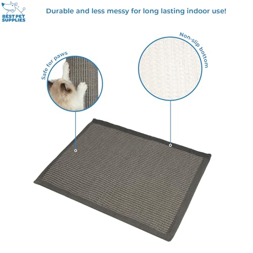 Best Pet Supplies Catify Hanging Cat Scratcher - Log, Gray - color: Gray Log