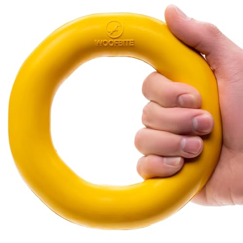 Indestructible Dog Chew Toy - Lifetime Replacement - Durable Toy for Aggressive Chewers - Safe Non-Toxic Natural Rubber - Chew, Tug & Fetch - Tough, Heavy Duty - Med/Large Breed, 6.5”x1.25”
