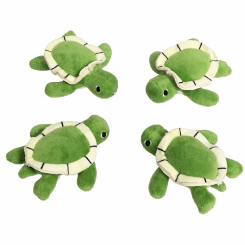 Hollypet Squeaky Hide and Seek Dog Toys for Small and Medium, 4 Turtles - style: 4 Turtles Refill