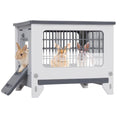 Plastic Rabbit Cage Outdoor Indoor, Bunny Cage Guinea Pig Cages Enclosure - size: 21.6" L x 18.8" W x 17.9" H