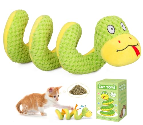 Retro Shaw 14"Snake Cat Toys Catnip Interactive Toy for Indoor Cats Kittens - size: 14Inches