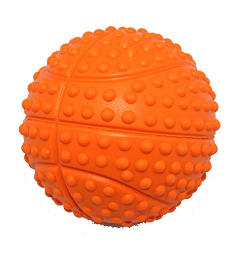 Dog Squeaky Toys and Non-Toxic Rubber Play Balls for Interactive Training and Chewing (5.5cm/2.16in Pack of 4) - style: 5.5cm/2.16in pack of 4