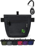 Gobeigo 2 Cup Magnetic Closure Dog Treat Pouch with Training Clicker(Black) - color: A-Black