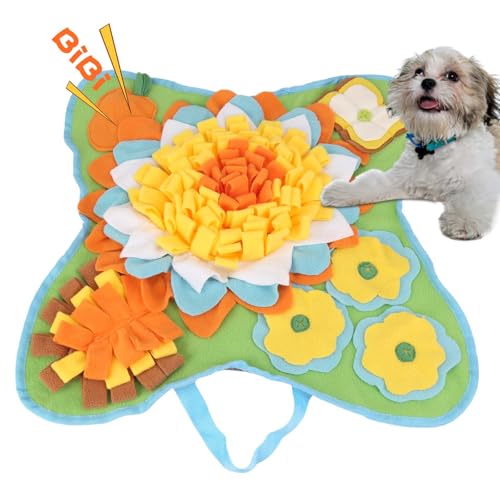 Yummy Sam Snuffle Mat for Small Medium Dogs Nose Smell Training, Green - color: Green