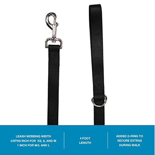 Blue-9 Balance Harness® and Leash Walking Set for Dogs, No-Pull, Red, S - color: Red, size: Small