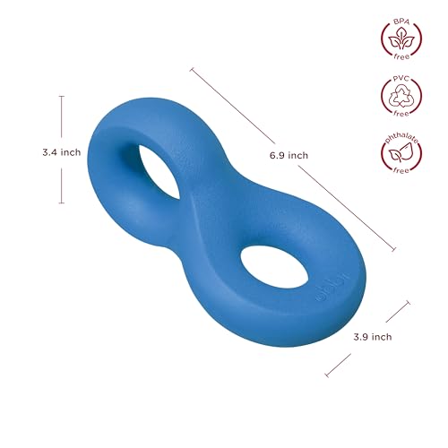 Ubbi Chomp Dog Toy, Blue - size: One Size, style: Chew Toy, Blue
