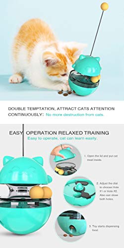 Interactive Cat Toy Tumbler for Indoor Cats