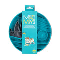 Messy Mutts Round Slow Feeder, 8 Inch, 2 Cup, Blue - color: City Blue, size: 1 Cup