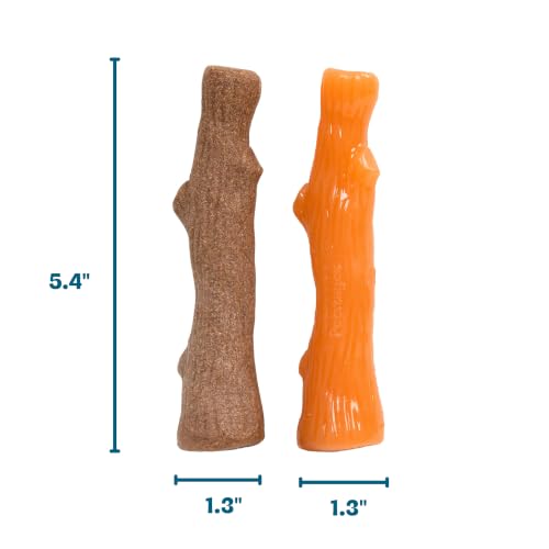 Dogwood Puppy Dog Chew Toys, USA Made Materials, 2-Pack, 5.3"