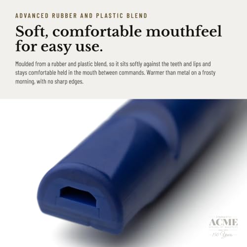 ACME Alpha 210.5 Professional Dog Training Whistle with Enhanced Ergonomic Grip. BPA-Free Plastic. 110 dBA. Standardized Frequency for Smaller Dogs. Weatherproof. Made in the UK (Baltic Blue) - color: Baltic Blue