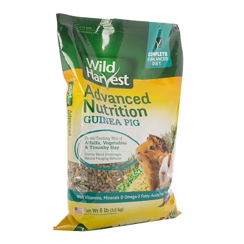 Wild Harvest Advanced Nutrition Guinea Pig Food, 8 lbs - size: 8 Pound (Pack of 1)