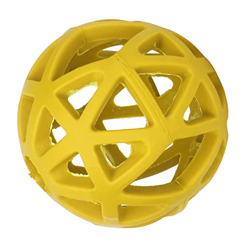 Asixxsix Hollow Dog Ball, Rubber Dog Toy Puzzle Ball Bite Dog Hollow Ball Toy Fun Interactive Chewing Pet Toy Ball, Lightweight and Portable Pet Toy for Dogs Cats Pets (L) - size: L
