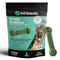 Pet Honesty Brush Buddies Vet Backed Dog Dental Chews, 8 Count - size: 8 Count (Pack of 1)