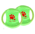 Dog Toys Flying Disc Rope Toy Chew Toys 2 Pack for Dogs Flying Discs Training Cotton Rope-Dog Toy Pack Set DT1-2P - color: Rope Flying Disc -2 Pack