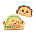BarkBox Doggo's Tacos 3-in-1 Interactive Plush Dog Toy - color: Doggo's Tacos