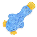 Best Pet Supplies Interactive Squeaky Dog Toy - Crinkle Duck, Blue - color: Crinkle Duck (Blue), size: Large