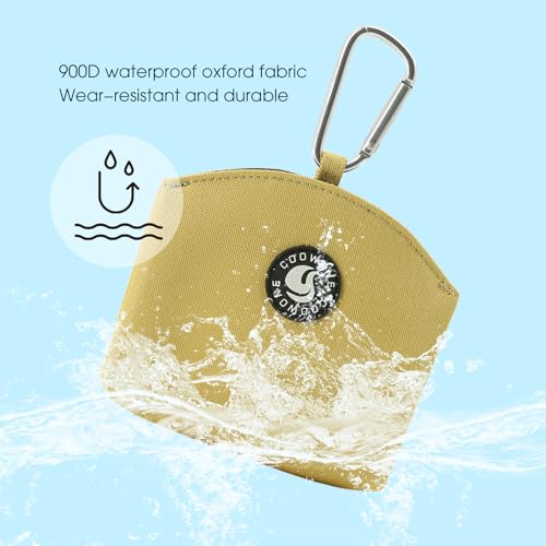Dog Treat Pouch Magnetic Closure Small Dog Training Treat Pouch Pocket Sized Small Dog Treat Pouch with Clip (Khaki) - color: Khaki