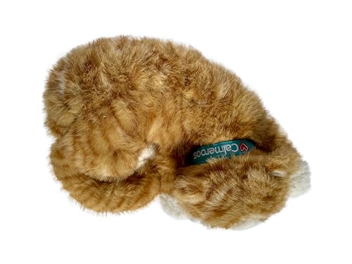 Plush Heartbeat Toy - Calming Anxiety Relief Toys for Puppies and Kittens - Heartbeat in a Soft Comforting Pet Plush for Dogs and Cats (Orange Stripe) - color: Orange Stripe