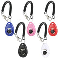 5 Pack Dog Clicker, Pet Training Clicker with Wrist Strap