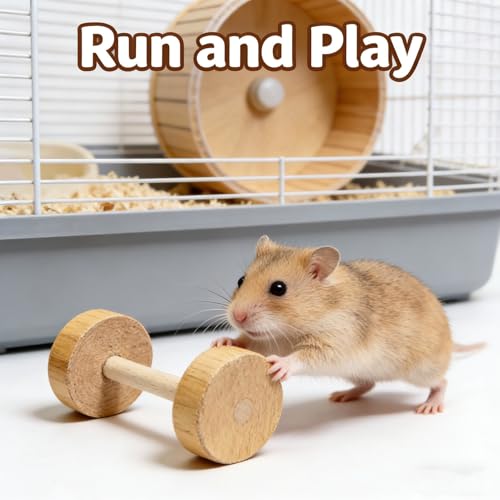 3 Pcs Guinea Pig Toys，Hamster Cage Accessories，Hamster Toys