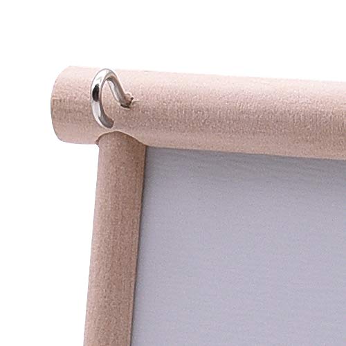 HANZE Bird Mirror Swing with Rattan Ball, Natural Wood Parrot - 2 Pack - color: 2 Pack