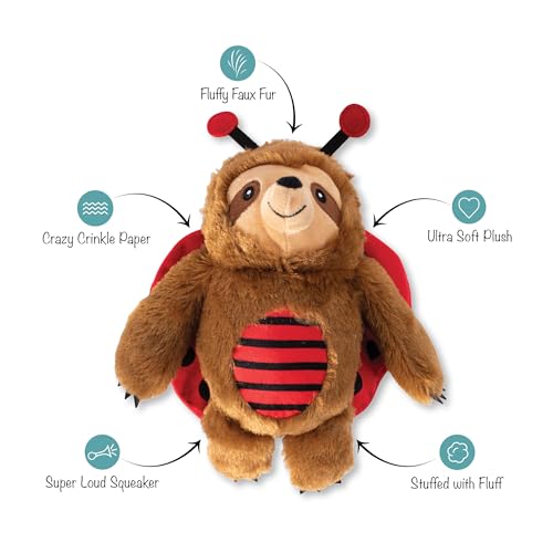 Fringe Studio Little Ladybug Plush Dog Toy, Pet Shop Collection (314201) - color: Ladybug