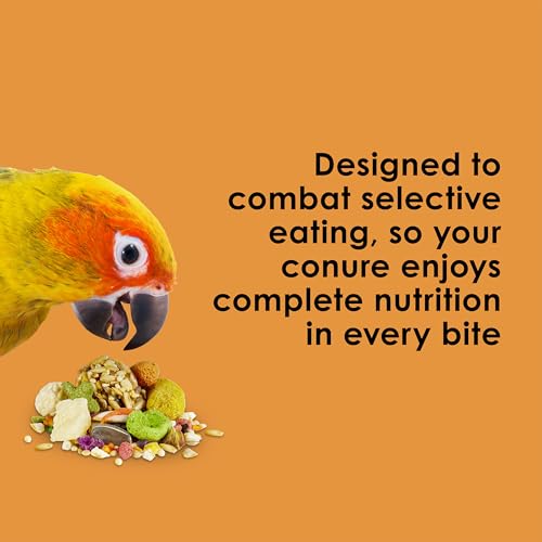 Kaytee Fiesta Conure Bird Food, Nutritious Fun Blend, 4.5 Pounds