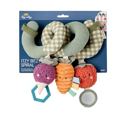 Itzy Ritzy Spiral Car Seat & Stroller Activity Toy, 0 Months Up (Veggie) - color: Veggie