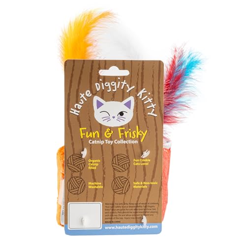 Haute Diggity Kitty Catweiser + Furball Set, Soft Plush Cat Toys - color: Multi - Catweiser + Furball Duo