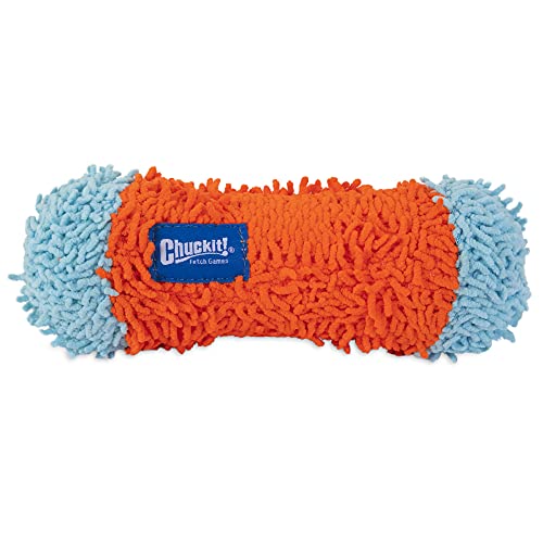 Chuckit! Indoor Fetch Tumble Bumper Dog Toy (8.5 Inch), Orange and Blue - size: Medium/Large