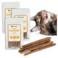 Hide & Scratch Silvervine Catnip Balls 3 Pack Hand Woven Cat Chew Toys - style: Sticks (3 Pack)