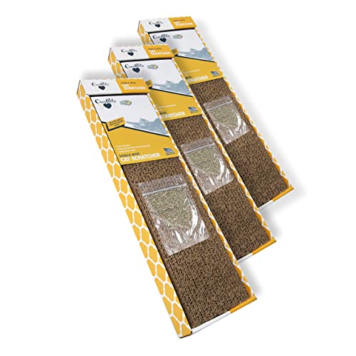 OurPets Straight and Narrow Cat Scratcher Multipack - 3 Pack - size: Pack of 3, style: Single Wide
