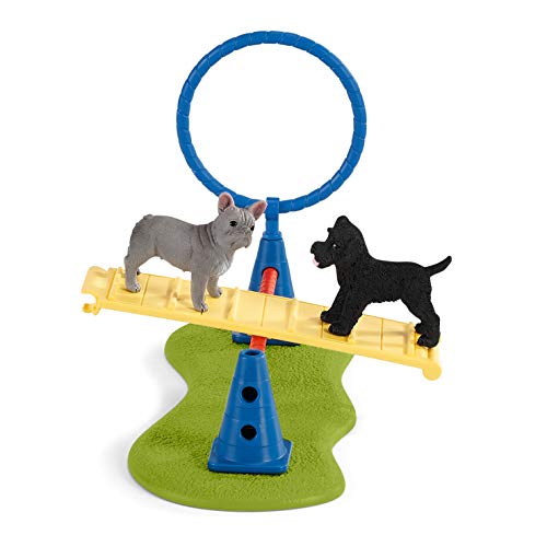 Schleich Farm World - 20Pc Puppy Agility Training Playset - Kids 3+ | 42536 - style: Current Box Style