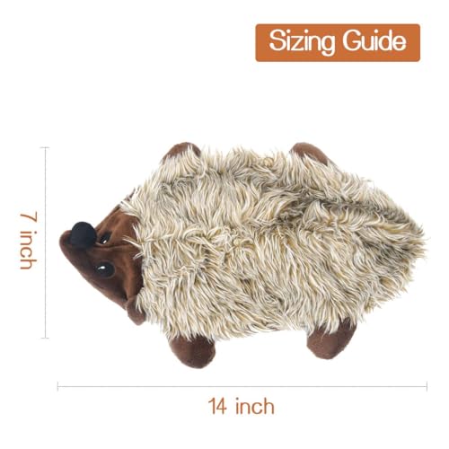Dog Squeaky Toys for Small Dogs, Puppy Toys for Teething Cute Hedgehog - color: 1 Pack Hedgehog