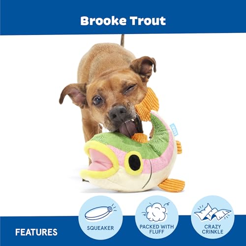 BarkBox Brooke Trout Plush Dog Toy - for Dogs - color: Brooke Trout