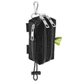 Dog Poop Bag Holder for Leashes and Treat Holder with 3 Waterproof Pouches - color: Midnight