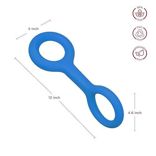 Ubbi Tuggle Dog Toy, Blue - size: One Size, style: Tug Toy, Blue