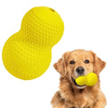 Kimee Natural Rubber Dog Chew Toys Dog Toys for Aggressive Chewers Gourd - color: Yellow-Gourd