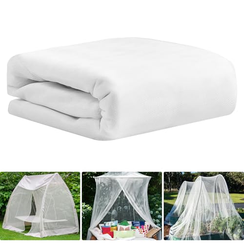 78 x 10 Ft Mosquito Netting for Garden Patio, White - color: White, size: 10 x 78 ft