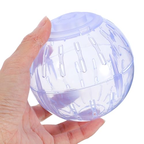 POPETPOP Hamster Exercise Ball, 3PCS 3.54inch Plastic, Running Toys for Small Animals, Reduce Boredom & Increase Activity, Random Color