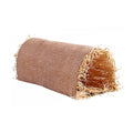 INOOMP Hamster Nest PET Sleeping Tunnel Grass Linen Nest for Small Pets - size: S