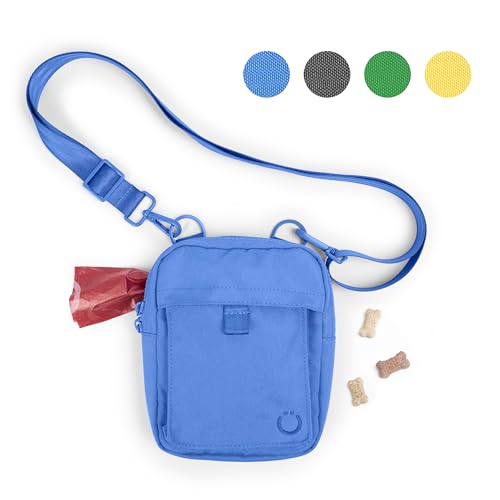 Ubbi Dog Treat Pouch for Training & Walking, Blue - color: Blue